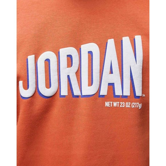 Nike Jordan Flight Men's MVP Wheaties Crew Sweater DV7588-817 Orange - Picture 12 of 13